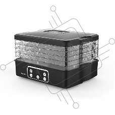 Сушилка для овощей и фруктов Blackton Bt FD1112 Black, Мощность 240 Вт, Регулировка температуры 35-70 °С, Таймер 1-72 часа