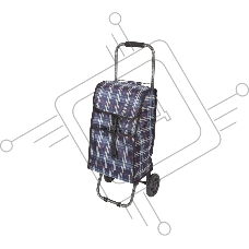 Тележка с сумкой Рыжий кот JX-D2 Клетка, до 30 кг