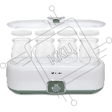 Йогуртница Kitfort KT-2006 20Вт 4б. 180 мл белый/зеленый