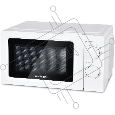 Микроволновая печь Starwind SMW3020 белый, 20 л, 700 Вт, переключатели - поворотный механизм