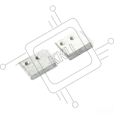 Ножи сменные B 100 для шнека D 100B, диаметр 100мм (пара)