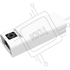 Кабель-адаптер 5bites UA3C-45-08WH USB3.1, RJ45 100MB белый