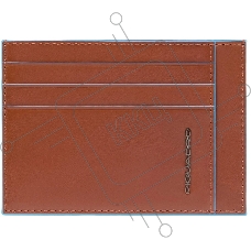 Картхолдер Piquadro Blue Square PP2762B2R/M каштановый, натуральная кожа