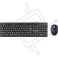 Комплект клавиатура+мышь Defender Triumph C-991 проводной, USB, 1600 DPI, чёрный