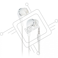 Проводные наушники Smartbuy A4 белый, внутриканальные, Jack 3.5 мм, микрофон на проводе