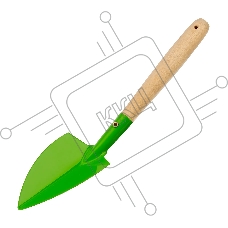 Совок посадочный широкий Palisad 70х310 мм, стальной, деревянная рукоятка