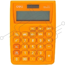 Калькулятор настольный Deli E1122/OR оранжевый 12-разр.