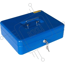 Ящик для денег Silwerhof 90x300x240 синий сталь