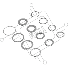 Кольца переходные Denzel 73399 32х30, 30х25,4, 25,4х22.2, 22.2х20, 20х16, 30х22.2, 25.4х16, 22.2х16 мм.