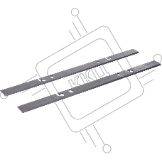 Нож для рейсмуса EDGE by PATRIOT 255x16.5x1,8мм, 2 шт