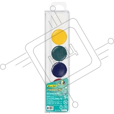 Краски акварельные Silwerhof Монстрики, 6 цветов, без кисти, пластиковый пенал