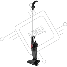 Пылесос вертикальный BBK BV2901 черный/красный, питание от сети, 170 Вт, уборка сухая, пылесборник 0.8 л