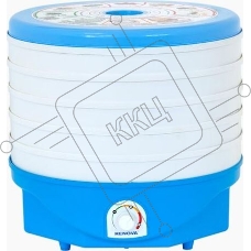 Сушилка для овощей и фруктов Renova DVN37-500/5 (В) белый/голубой
