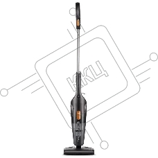 Пылесос вертикальный Deerma DX115C черный, питание от сети, 600 Вт, уборка сухая, пылесборник 1.2 л