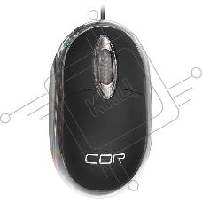 Мышь проводная CBR CM 122 черный, 1000 dpi, USB, кнопки - 3