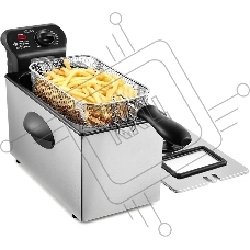 Фритюрница Kitfort КТ-2023 2180Вт черный/серебристый