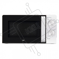 Микроволновая печь BQ MWO-20004SM/W белый, 20 л, 700 Вт, переключатели - поворотный механизм