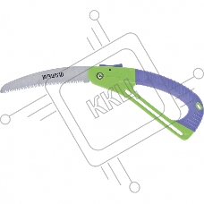 Пила садовая Palisad складная 175мм зуб 3d обрезиненная рукоятка с защитной кулисой