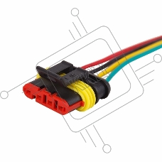 Автомобильный разъем гнездо с проводом 20 см(3-контактный) DJ7031-1.5-21