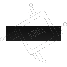 Передняя панель ExeGate EX269461RUS для установки устройства 3,5