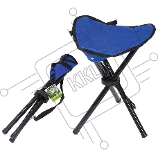 Стульчик складной Ecos DW-1001C треугольный (синий)