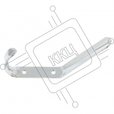 Крючок-вешалка №4, цинк, 10 шт. (Металлист) Россия