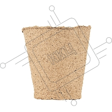 Горшочек для рассады, 80х80 мм, торфяной, 5 шт. Россия