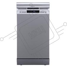 Посудомоечная машина Бирюса DWF-410/5 M, серый, 44.8 см, 10 компл., 49 дБ, класс A++