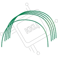 Парниковые Дуги в ПВХ 0,85х0,9м 6 шт. диаметр провол. 5мм Россия