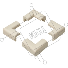 Мягкие накладки-протекторы для мебели (24x8x50 мм) 4 шт.