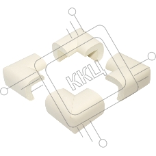 Мягкие накладки-протекторы для мебели (34x11x50 мм) 4 шт.