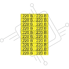 Наклейка знак электробезопасности Rexant 