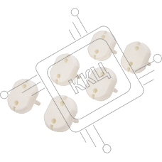 Заглушки для розеток Halsa HLS-S-601 PP 6 шт.