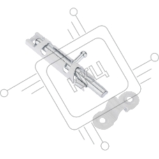 Задвижка накладная ЗТ-60 Полимер ЧЕТЫРЕ СЕЗОНА