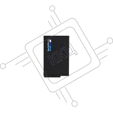 Литий-Ионный аккумулятор GoProдля камеры FUSION