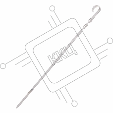 Шампур плоский 450 х10 мм, толшина 2 мм Сокол