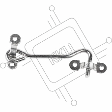 Крючок ветровой 100 цинк ЧЕТЫРЕ СЕЗОНА