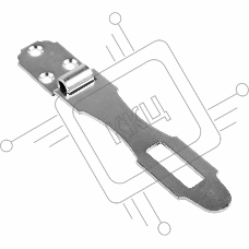 Накладка дверная НД-140 цинк ЧЕТЫРЕ СЕЗОНА