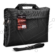 Сумка для ноутбука ExeGate EX205135RUS Start S15 Black, черная, полиэстер, для ноутбуков до 15.6
