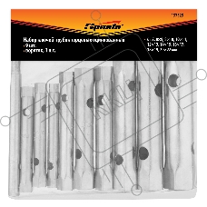 Набор ключей-трубок торцевых Sparta 6 - 22 мм, вороток, оцинкованные, 9 шт.