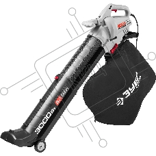 Пылесос садовый Зубр ЗПСЭ-3000 3000Вт 8000-15000об/мин 160-270км/ч мусоросборник 45л 13.5м
