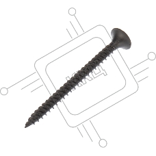 Саморез гипсокартон-металл Kranz 3.5х45, упаковка поставщика