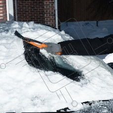 Щетка сметка для снега со скребком Sparta 400 мм,