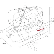 Швейная машина Necchi 4323 А белый