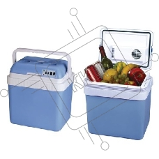 Автохолодильник MYSTERY MTC-24 GREY(Автомобильный термоэлектрический холодильник. Объем 24 литра. Напряжение: DC 12В / AC 220-230В. Потребляемая мощность в режиме охлаждения: 46/54Вт. Потребляемая мощность в режиме нагрева: 40/46Вт. Вес: 4.2кг. Максимальное охлаждение: 14-16°C ниже температ)