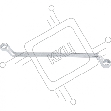 Ключ накидной коленчатый Sparta 10 х 11 мм, хромированный