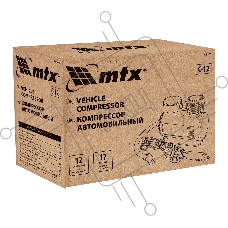 Компрессор автомобильный MTX С-12, 12 В, 17 атм., 12 л/мин
