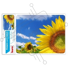 Коврик для мыши Buro BU-M20036 пластиковый, поле подсолнухов, 230х180х2мм