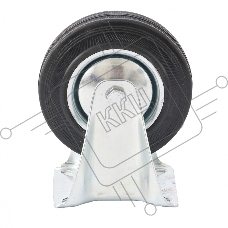 Колесо неповоротное Сибртех, диаметр 125 мм, крепление платформенное