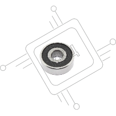 Подшипник 627 2RS 7x22x7мм (шт)